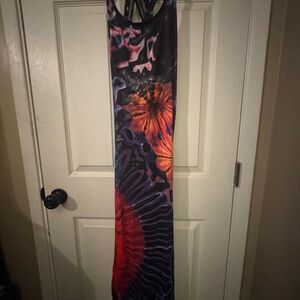 Colorful Tie-Dye Maxi Dress